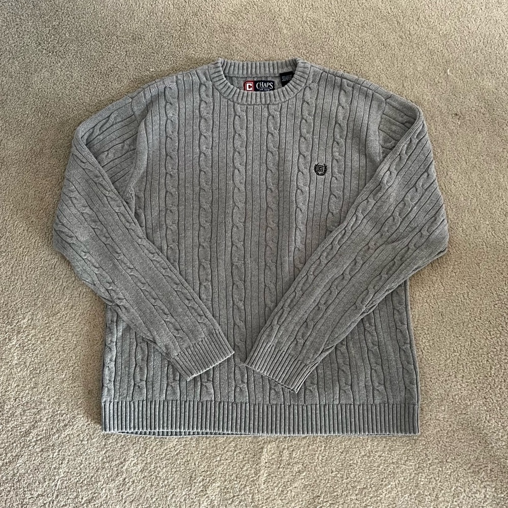 Chaps oversized cable knit sweater